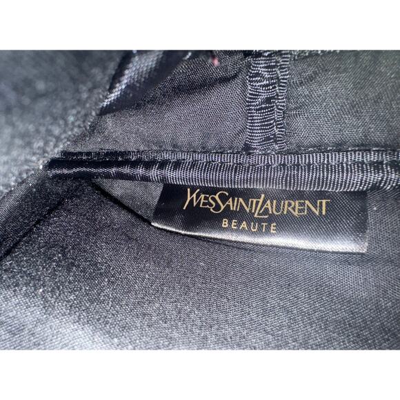 YSL Beauté Burgundy Oxblood Makeup Pouch - Picture 8 of 8